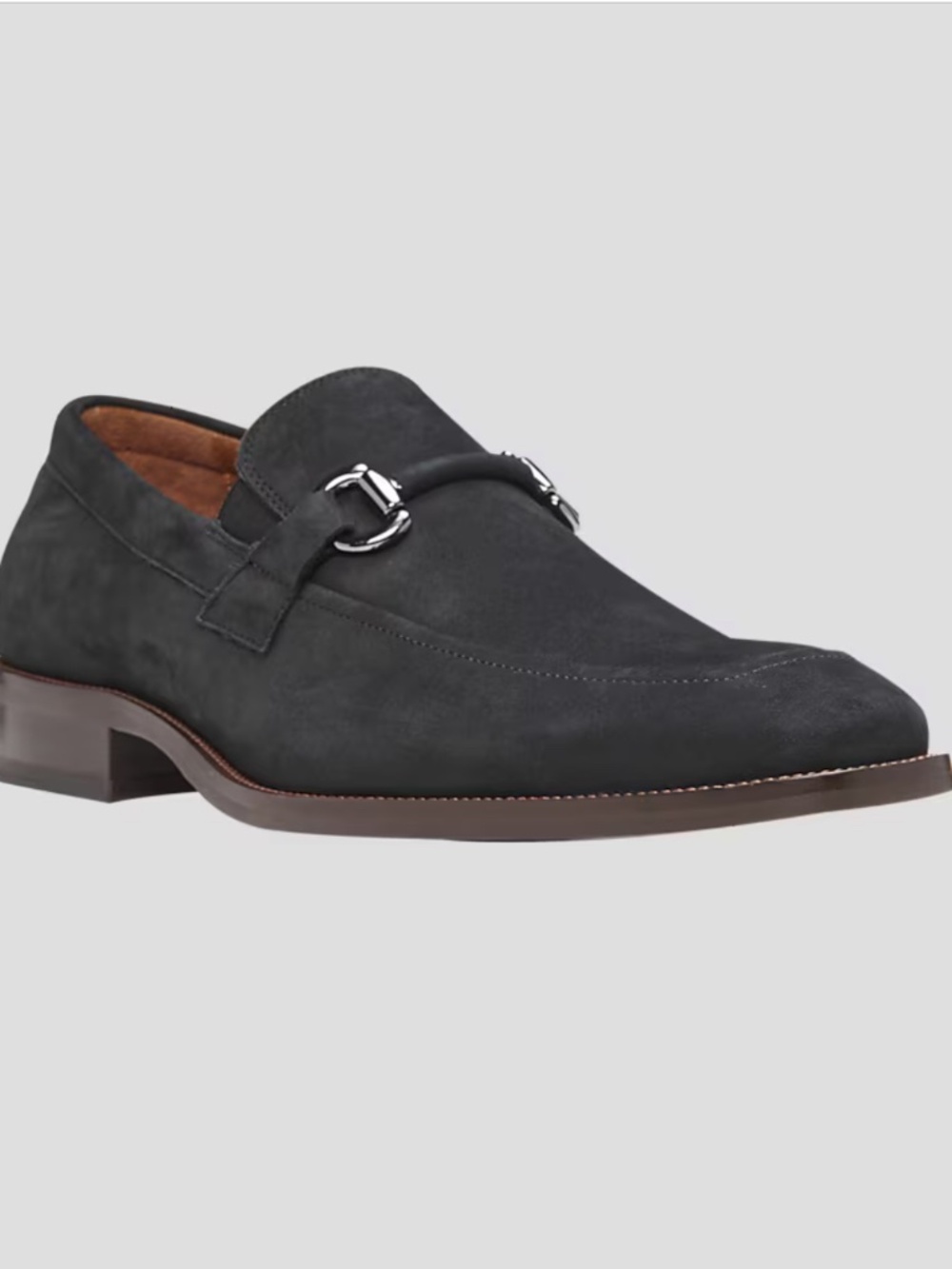 Johnston & Murphy Everett Suede Horsebit Loafers - Black 11.5